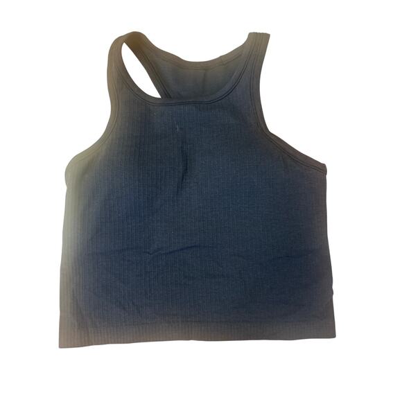 Lululemon Tank Top with removable pads Black womens size 6 - Picture 1 of 4